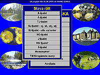 Träna Svenska meny - stavning